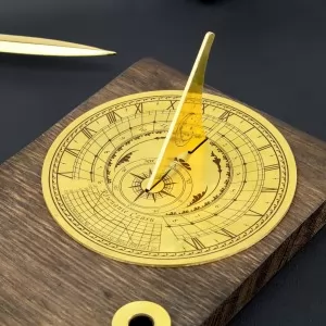 stylowy zegar słoneczny na biurko na wyjątkowy prezent