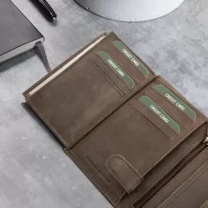 męski skórzany portfel 
