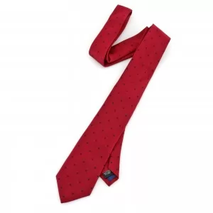 elegancki krawat bordowy na upominek dla teścia