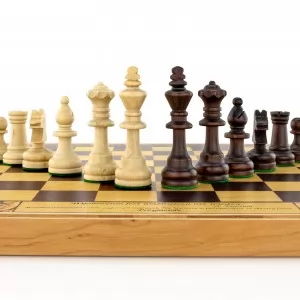 szachy drewniane na prezent