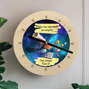 zegar na prezent dla nauczyciela