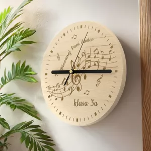 zegar dla nauczyciela muzyki