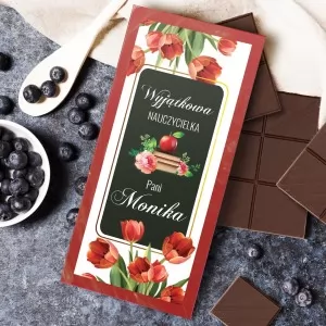 prezent na Dzień Nauczyciela czekolada w obwolucie - Wyjątkowa 