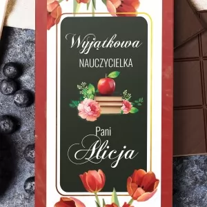 czekolada w obwolucie - Wyjątkowa na prezent na dzień nauczyciela