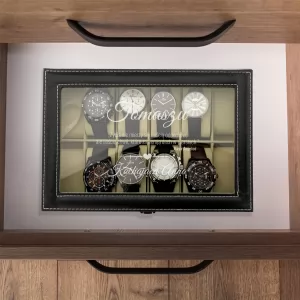 personalizowana szkatułka na zegarki