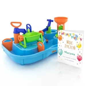 zabawka wodny świat dla dziecka razem z kartką z personalizacją