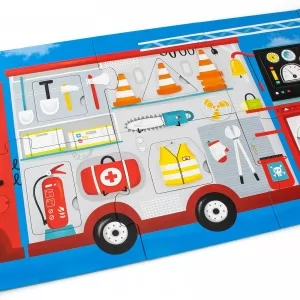 puzzle czuczu wóz strażacki dla dzieci od 2 lat z możliwością personalizacji