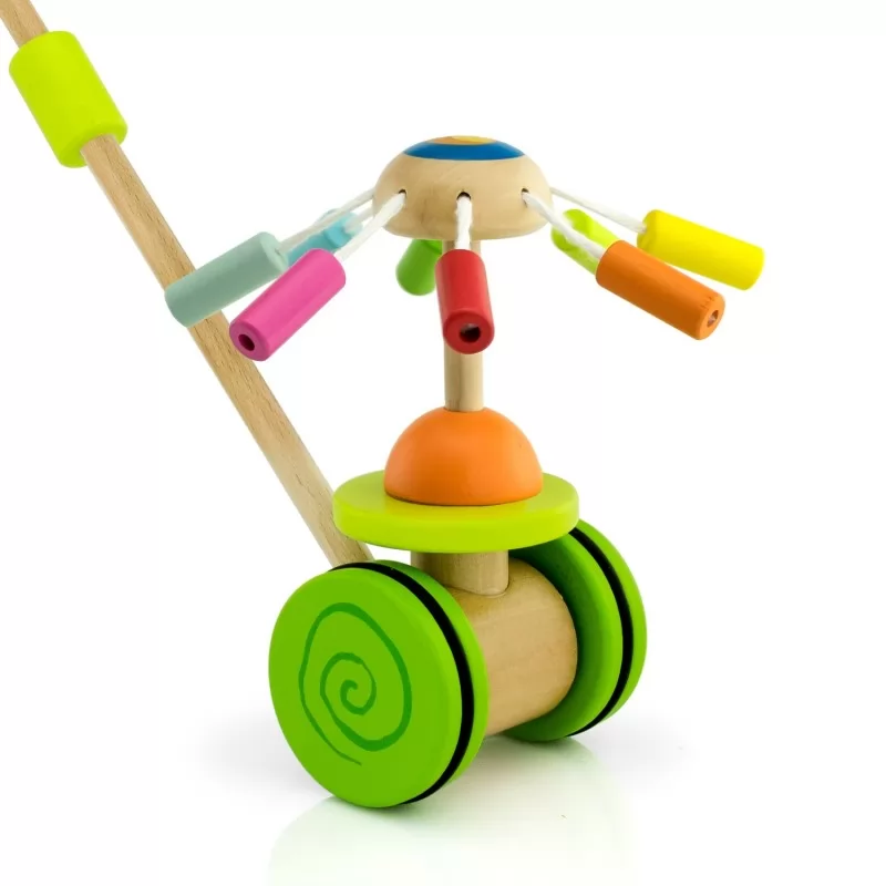 zabawka drewniana do pchania z możliwością wygrawerowania dedykacji