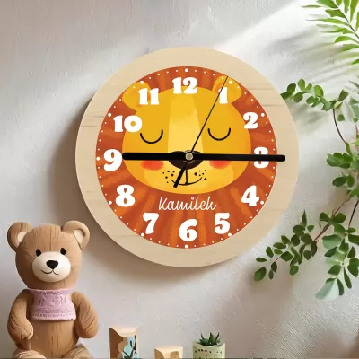 Zegar z nadrukiem na prezent dla dziecka - Milutki