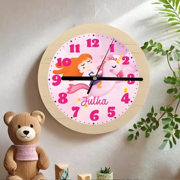 Zegar z nadrukiem na prezent dla dziecka - Milutka