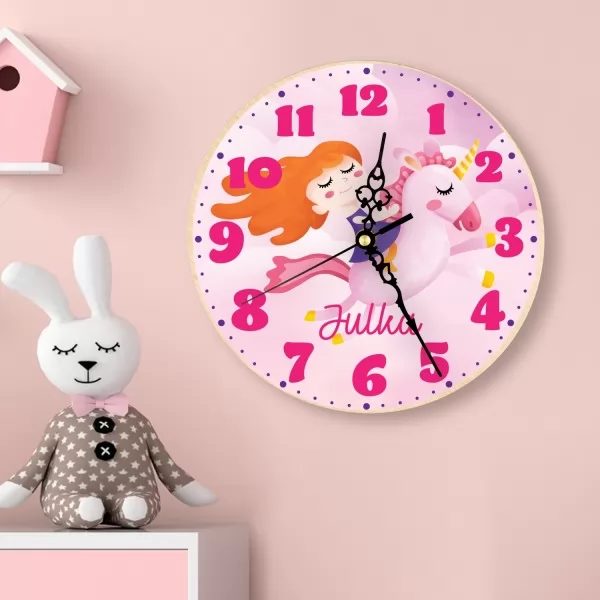Zegar z nadrukiem na prezent dla dziecka - Milutka