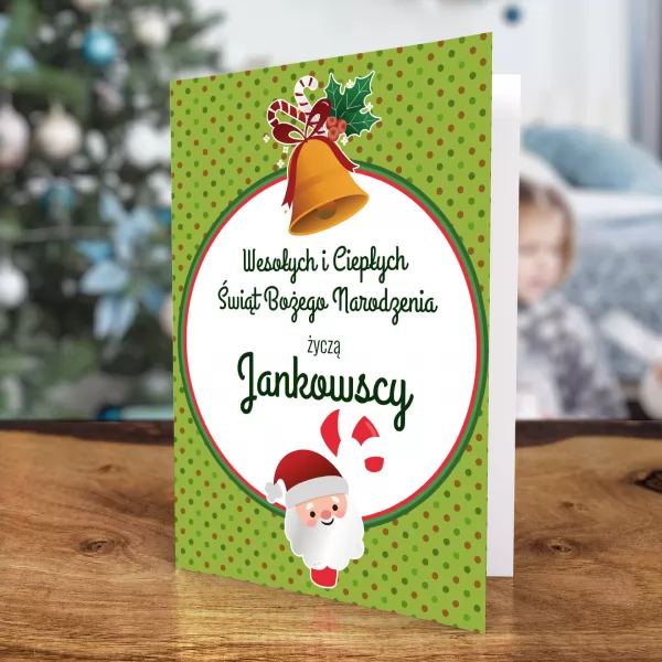 Kartka na Boże Narodzenie - Wesołych i Ciepłych