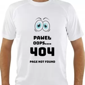 koszulka męska z kolorowym nadrukiem personalizacji na prezent dla szwagra programisty